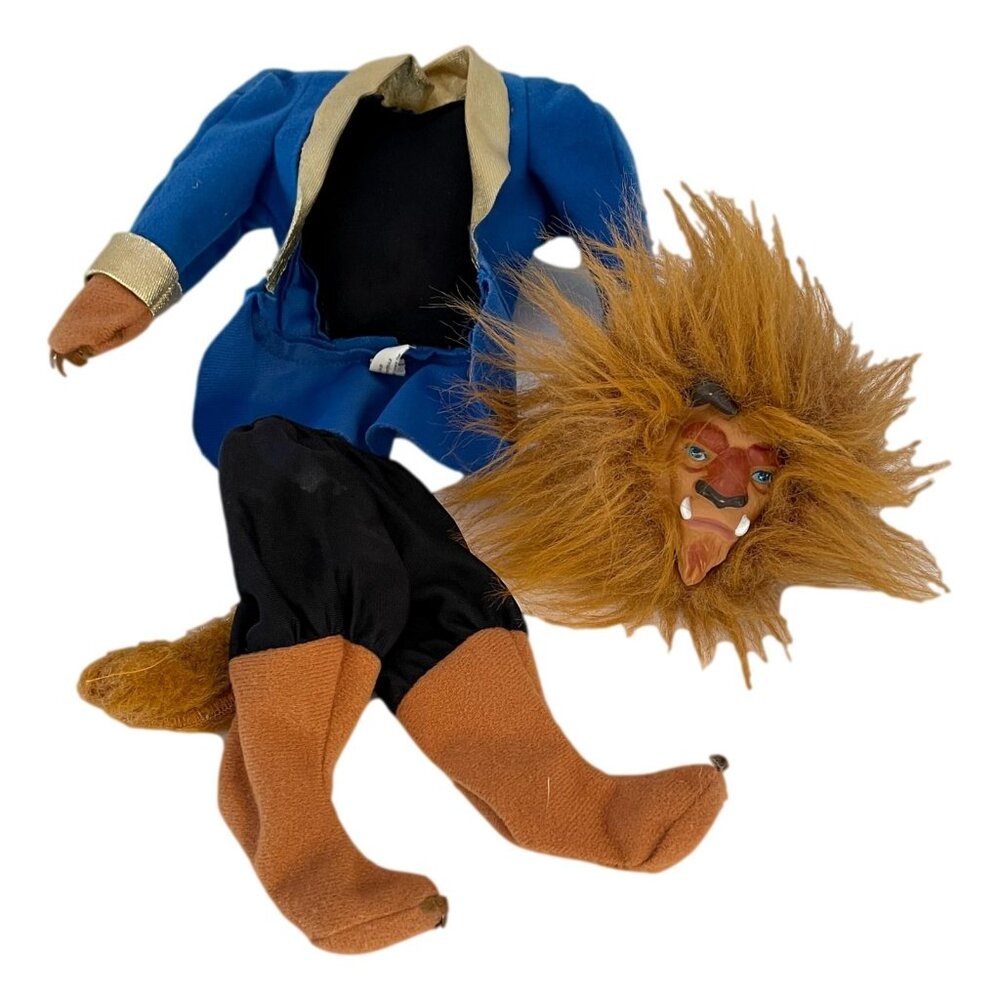 Mattel Disney Beast Fashion Doll Clothing Costume‎ Jacket Pants Mask 1991 Beauty